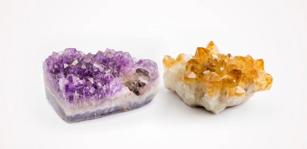 Amethyst and Citrine Combination 